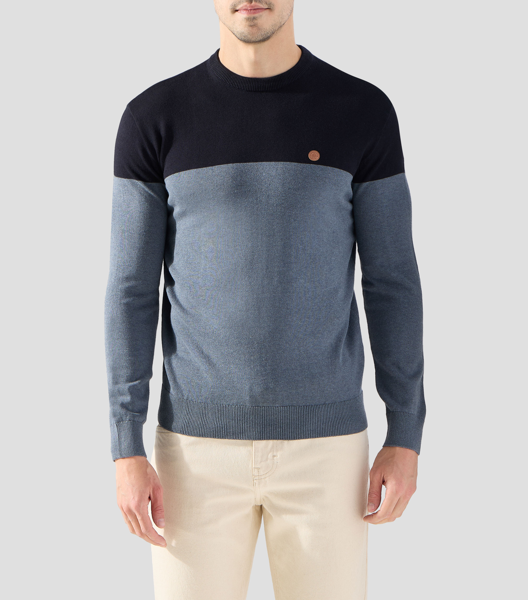 Suéter cuello redondo Hombre